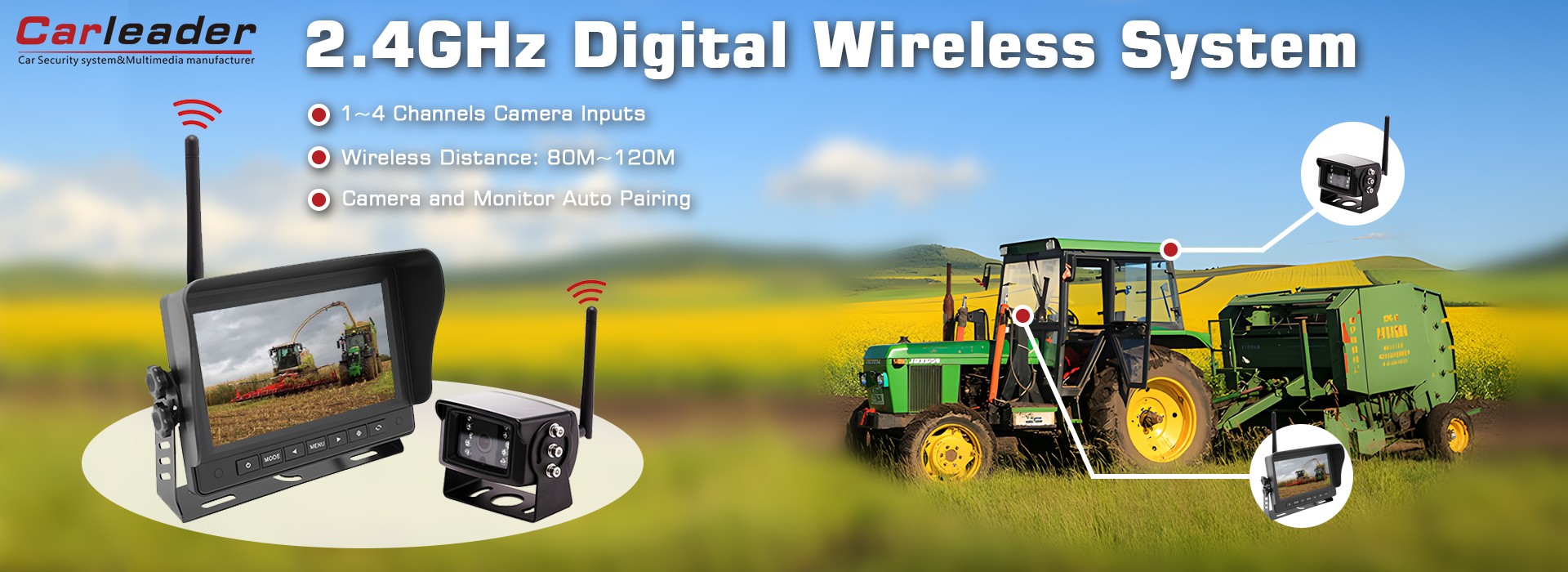 2.4GHz ডিজিটাল ওয়্যারলেস সিস্টেম