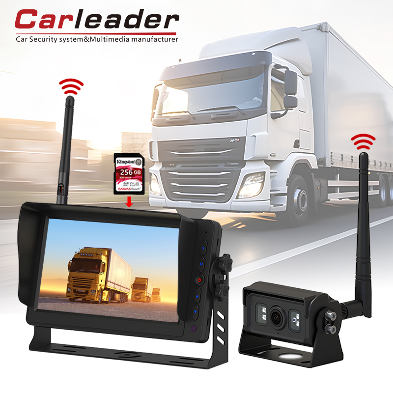 কার্লিডার 7 ইঞ্চি ডিভিআর রেকর্ডিং 2.4GHz ডিজিটাল ওয়্যারলেস মনিটরিং সিস্টেম ---- আপনার ড্রাইভিং সুরক্ষা সুরক্ষিত করুন