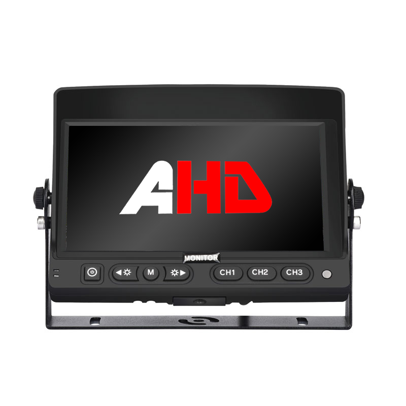 Carleader 7 ইঞ্চি 3CH AHD ইনপুট যানবাহন ব্যাকআপ মনিটর