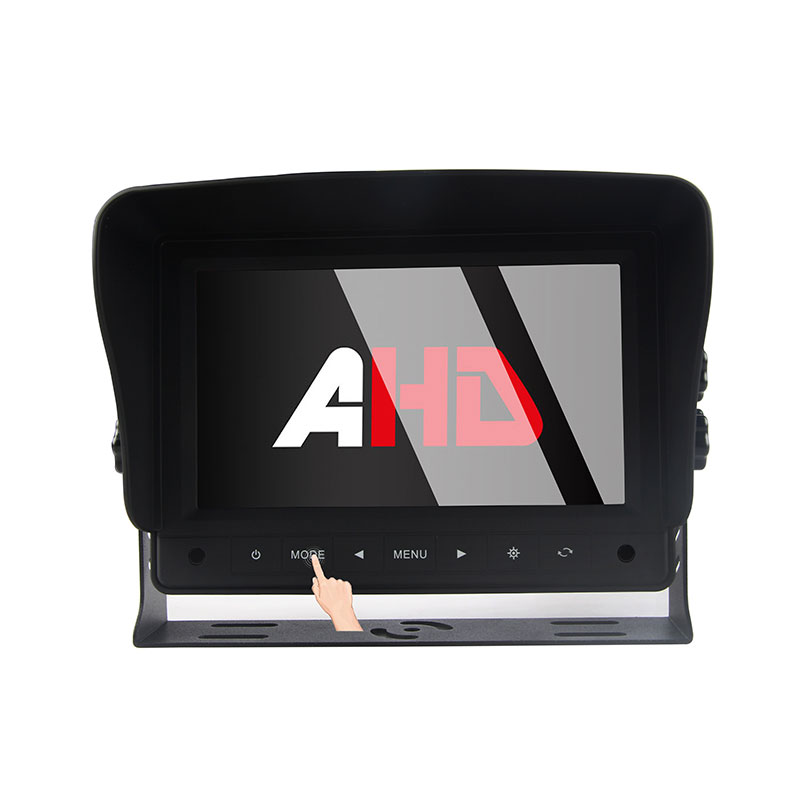 কারলিডার 7 ইঞ্চি টাচ বোতাম 2CH হেভি ডিউটি ​​AHD যানবাহন মন্টির