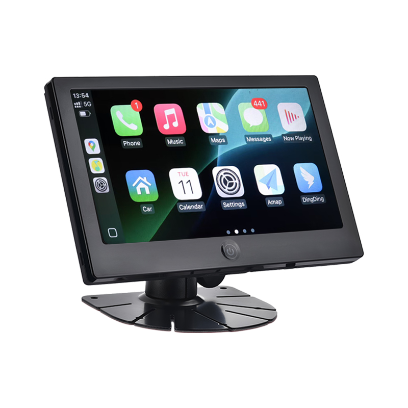 Carleader 7 ইঞ্চি IPS বাণিজ্যিক যানবাহন AHD মনিটর সমর্থন CarPlay মাল্টিমিডিয়া