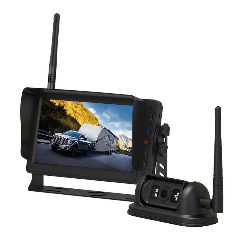 Carleader 7 ইঞ্চি 2.4GHz ডিজিটাল ওয়্যারলেস HD ক্যামেরা এবং মনিটর সিস্টেম