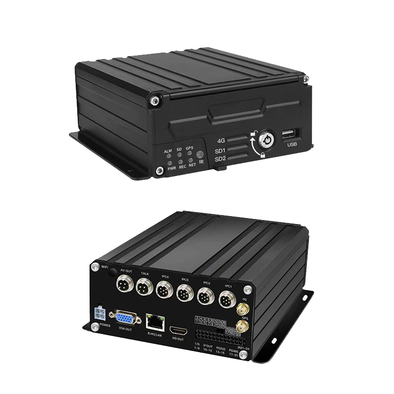 যানবাহনের নিরাপত্তার জন্য 4CH IPC HDD মোবাইল NVR